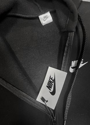Теплый зимний костюм nike background черный2 фото