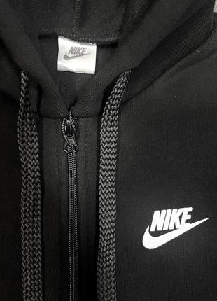 Теплый зимний костюм nike background черный3 фото