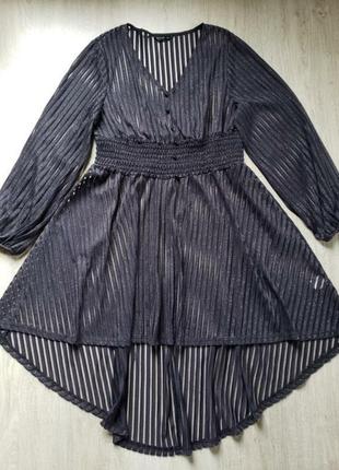 Платье нарядное shein с удлиненной спинкой 14-16 р-ру.6 фото