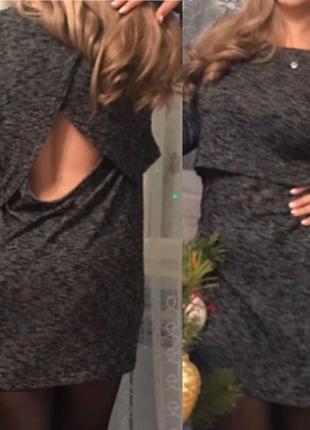 Платье с вырезом на спине