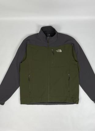 Куртка / софтшелл the north face apex оригінал зелена фліска розмір l xl