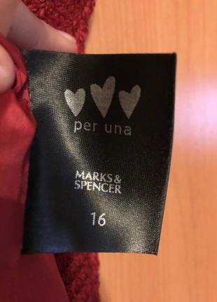 Червоний жакет marks & spencer 50-52 розмір6 фото