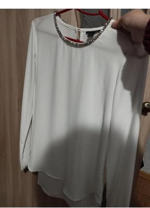 Праздничная блуза с декором2 фото