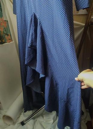 Платье сатиновое макси2 фото