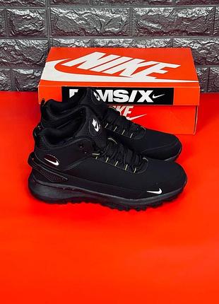 Мужские термо кроссовки nike, зимние меховые кроссовки найк
