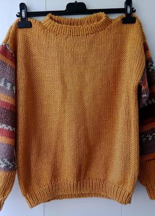 Продается свитер hand made.1 фото