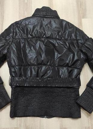 Теплая укороченная демисезонная стеганная куртка на синтепоне, m-l2 фото
