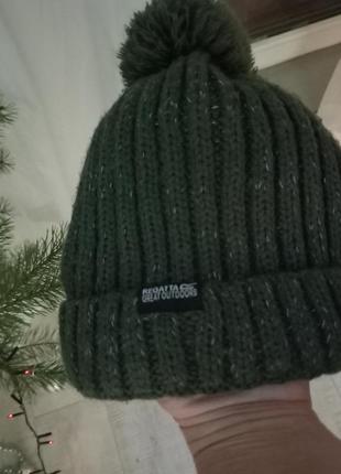Светоотражающая шапка на флисе зима2 фото