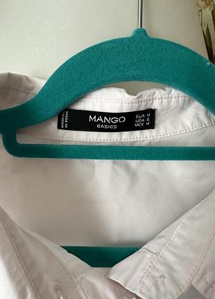 Нежно розовая хб рубашка mango размер м5 фото