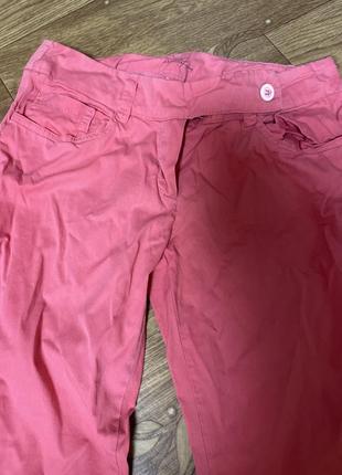 Джинси рожеві довгі літні святкові3 фото