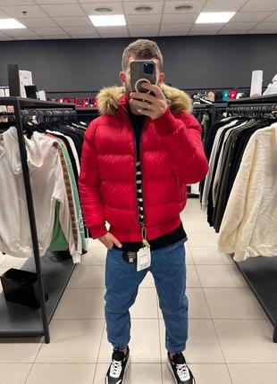 Зимова тепла куртка moncler