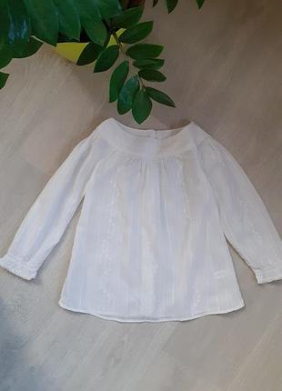 Легка кремова блузочка baby gap, 3t