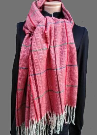 Распродажа, шарф кашемировый женский, зимний, вишневый, новый, хорошего качества, 180 х 70 см