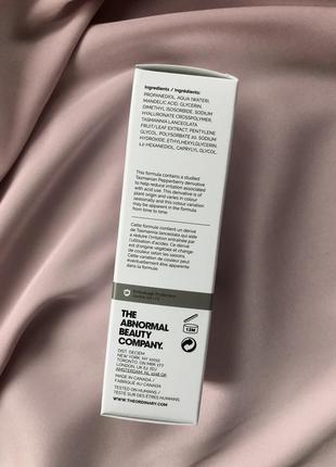 Легкий пилинг с миндальной кислотой the ordinary - mandelic acid 10% + ha, 30 ml8 фото