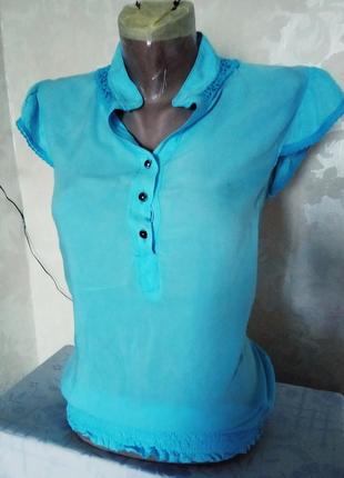 Оригинальная молодежная летняя кофточка из штапеля