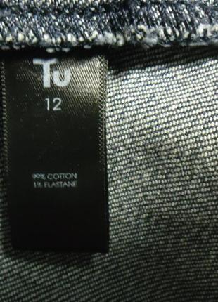Юбка джинсовая женская, размер евро 12 46-48 размер от tu6 фото