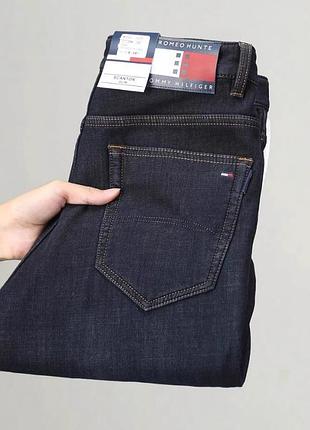 Утеплені зимові чоловічі джинси на флісі tommy hilfiger 32, 35, 36, 38