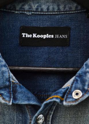 The kooples нова чоловіча джинсова сорочка м; новая мужская джинсовая рубашка10 фото