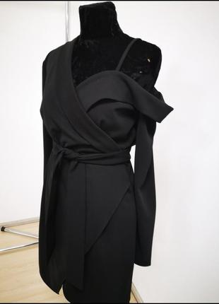 Чорна сукня піджак4 фото