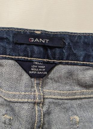 Круті звужені чоловічі джинси зауженные мужские джинсы gant super slim leg оригинал4 фото