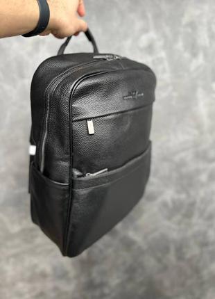 Кожаный рюкзак armani1 фото