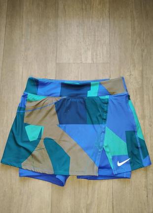 Женская теннисная юбка с принтом nike court victory flex dri-fit новая оригинал4 фото