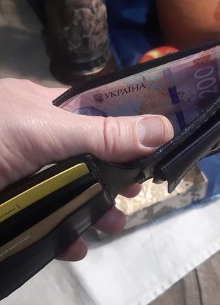 Украинский подарочный кошелек бифолд «корабль»2 фото