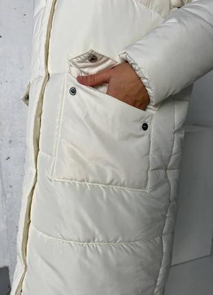 Пальто женское со съемным капюшоном8 фото