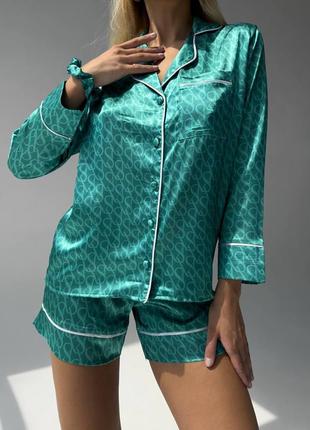 Женская пижама с шортами виктория сикрет піжама