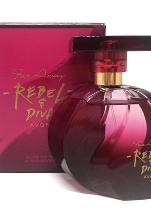 Парфумна вода far away rebel &amp; diva, 50ml