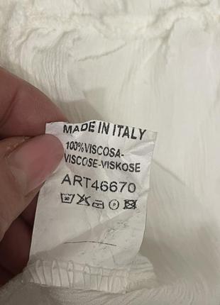 Блузка с вышивкой итальянская5 фото