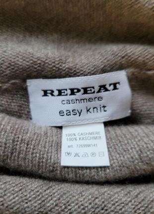 Repeat cashmere easy knit кашемірове пончо5 фото