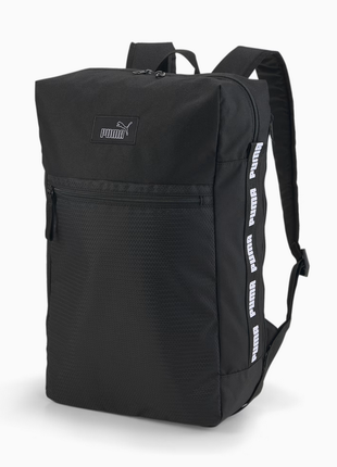 Черный рюкзак puma evo essentials box backpack 24л новый оригинал из сша1 фото