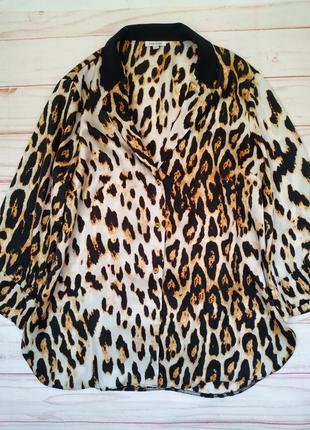 Гарна блуза з леопардовим принтом