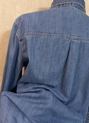 Рубашка,блуза  джинсовая 100% хлопок ,стильная и качественная,новая.7 фото