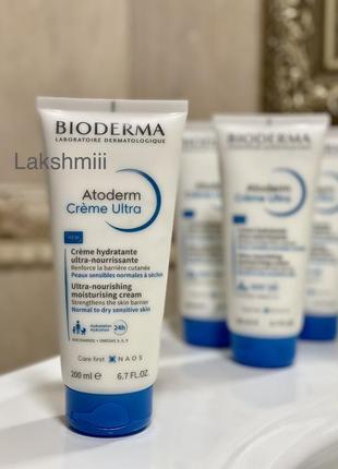 Bioderma atoderm creme ultra - крем для лица и тела 200 ml