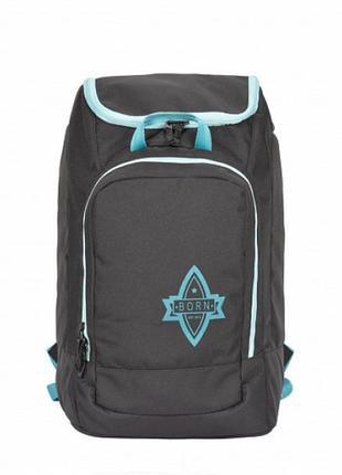 Горнолыжный рюкзак born boot backpack 50 л  для переноски ботинок, шлема черно-голубой