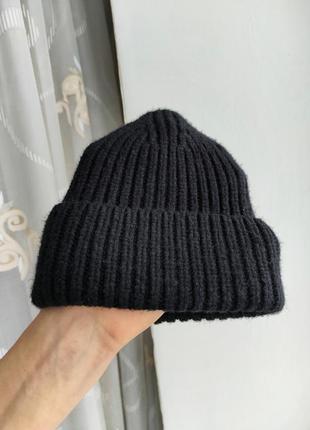 Шапка біні унісекс шапка beanie knitted hat primark hugo boss lacoste