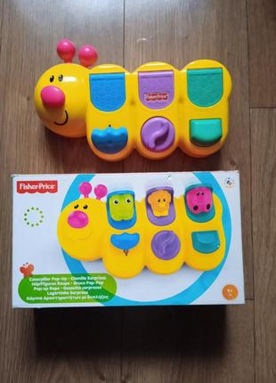 Розвиваюча іграшка гусениця fisher price