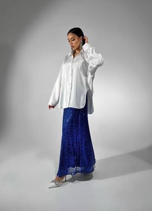 Спідниця максі в паєтки