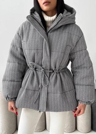 Тепла зимова куртка, вовна, пуховик3 фото
