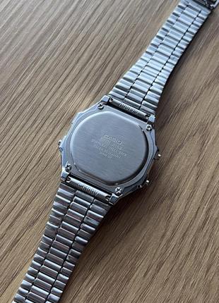 Наручные часы casio a168w / серебряные камуфляж6 фото