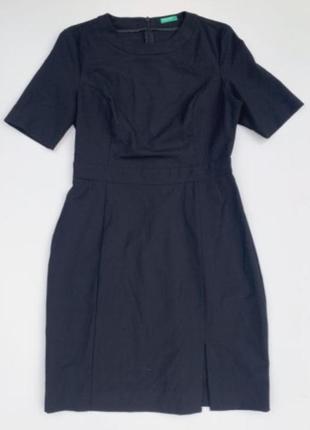 Классическое темно-синее платье м7 фото