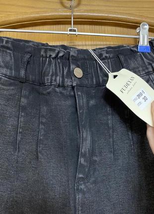 Нові теплі модні джинси на тонкому флісі на гумці тягнуться 50 р осінь зима5 фото