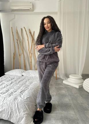 Тепла махрова піжама
