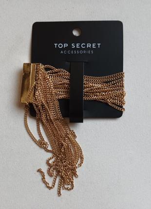 Изысканный браслет из цепочек бахрома top secret 15,5 см2 фото