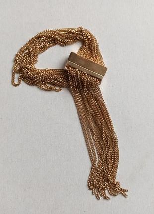 Изысканный браслет из цепочек бахрома top secret 15,5 см1 фото