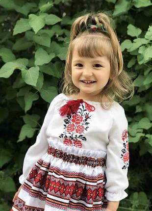 Вишиванка сорочка на дівчинку