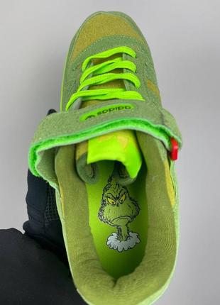 Жіночі кросівки адідас adidas forum low the grinch green hp67727 фото
