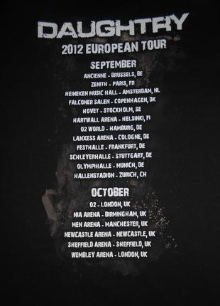 Футболка daughtry/european tour 2012/рок мерч4 фото